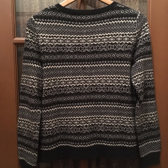 Eddie Bauer Fair Isle Cardigan Sweater - Picture 2 of 5